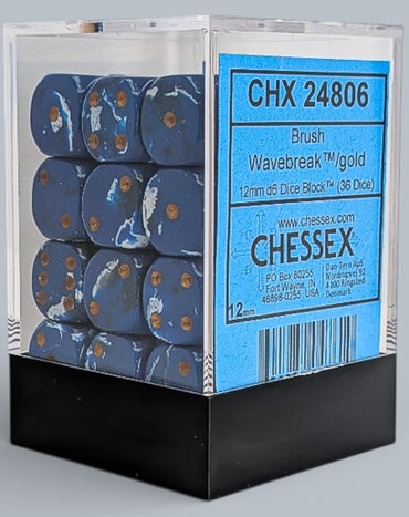 BRUSH 36D6 WAVEBREAK/GOLD 12MM