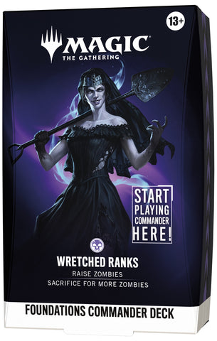 MTG FOUNDATIONS COMMANDER DECK - Wretched Ranks