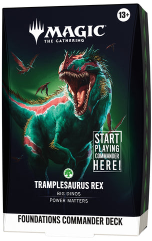 MTG FOUNDATIONS COMMANDER DECK - Tramplesaurus Rex