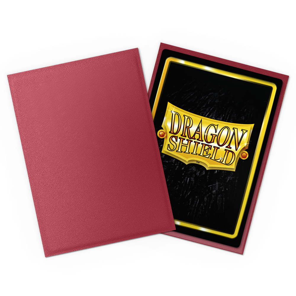 DRAGON SHIELD SLEEVES MATTE BLOOD RED NON-GLARE 100CT (50)