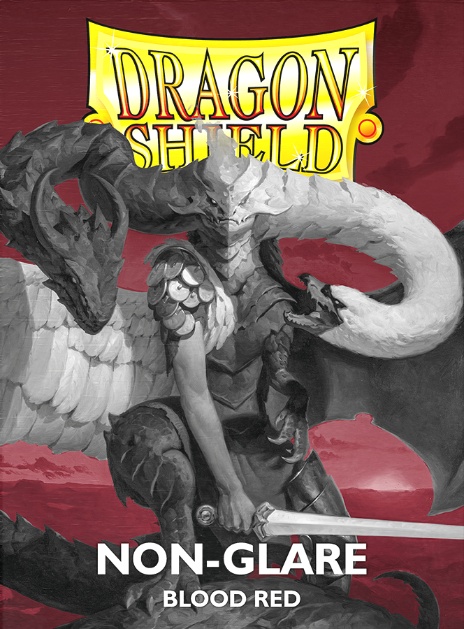 DRAGON SHIELD SLEEVES MATTE BLOOD RED NON-GLARE 100CT (50)