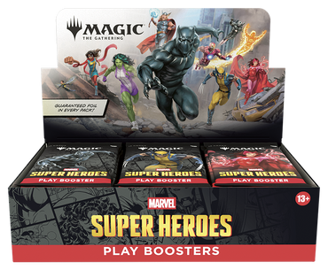 MTG MARVEL SUPER HEROES PLAY BOOSTER DISPLAY