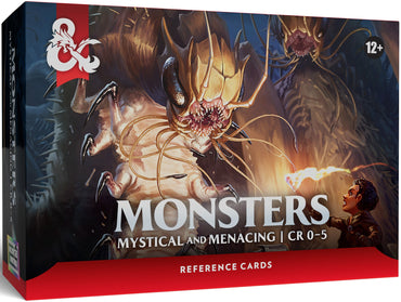 DND RPG REFERENCE CARDS MONSTERS MYSTICAL AND MENACING