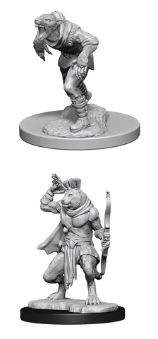 DND UNPAINTED MINIS WV11 WERERAT AND WERETIGER