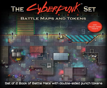CYBERPUNK RED BOOK/BATTLEMAT/TOKENS