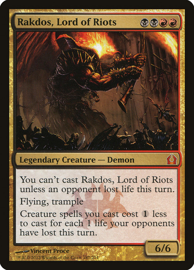 MTG - RTR - Rakdos, Lord of Riots